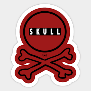 Skull and bones Sticker